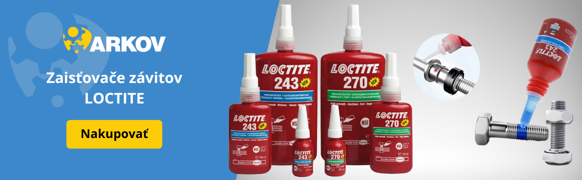 Zaisťovače závitov Loctite